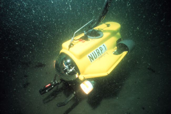 NURP1 low cost ROV can be deployed from small boats and dive to 1000 feet