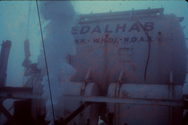 EDALHAB during the FLARE project off FL used ALVIN's support ship, Lulu