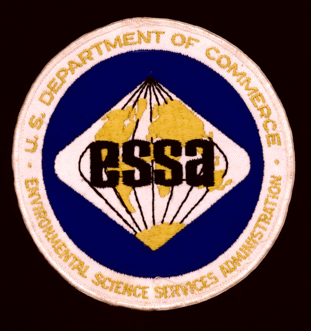 The official patch of ESSA, the Environmental Science Services Administration