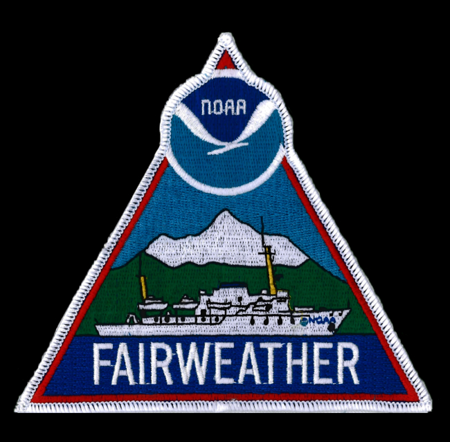 Patch commmemorating NOAA Ship FAIRWEATHER