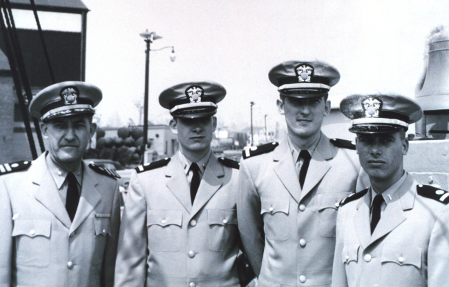 First modern C&GS; Officer Training Class on board the C&GS; Ship EXPLORER, June20, 1960