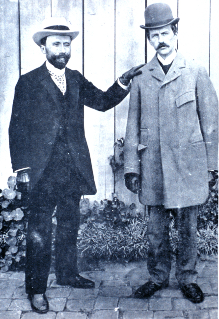 Teisserenc de Bort, (1855-1913) discoverer of the stratosphere, with Abbott Lawrence Rotch (1861-1912), founder of the Blue HillMeteorological Observatory and a pioneer in upper atmosphere observations