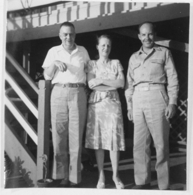 Brick and Leila Maynard with Major Marvin Paulson