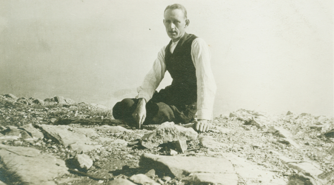 Carl Risvold in his early years in the United States Coast and Geodetic Survey
