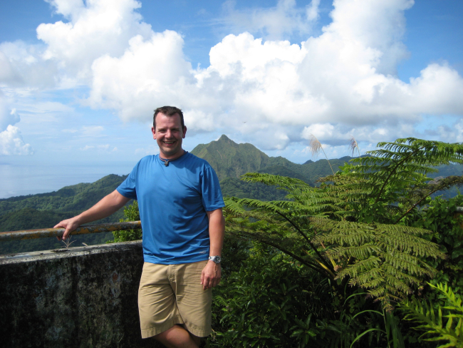LCDR Eric Johnson, NOAA Corps, at American Samoa