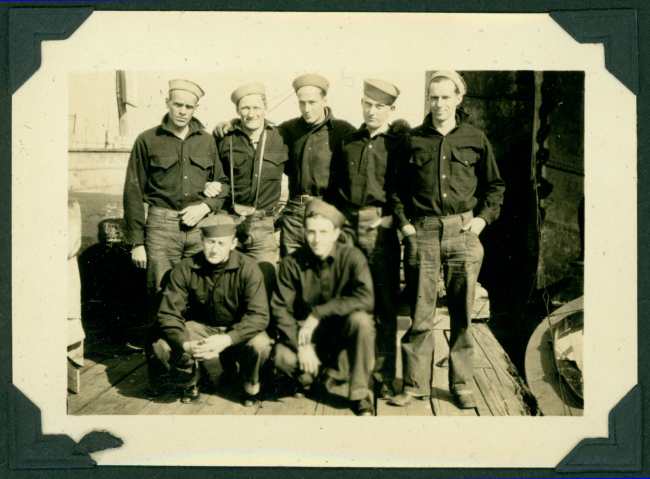 Unidentified officer candidates with exception of Raymond H