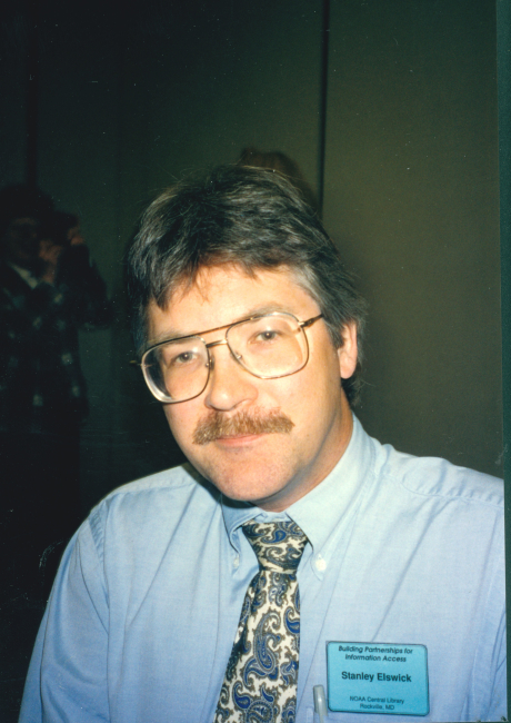 Stanley Elswick, cataloger, systems librarian, and ultimately Deputy Directorof the NOAA Central Library