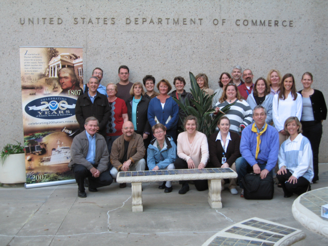 200th celebration greetings from the NOAA Office of General Counsel forEnforcement and Litigation shown here during a training conference at NMFS SWFSC