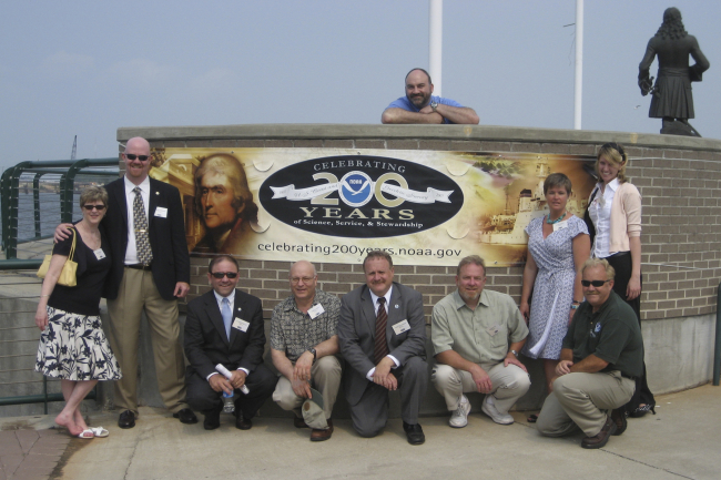 Celebrating 200 years of science and service by dedicating NOAA's 200thoperational tide gage, part of the National Water Level Observation Network,at the Mobile State Docks