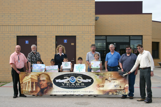 The Dodge City National Weather Service Forecast Office sponsored an Earth Dayposter contest among local elementary schools with the theme Protecting OurGreat Plains