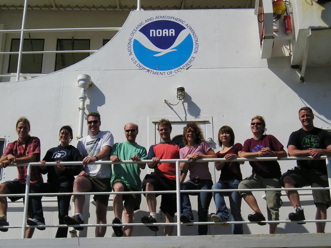 The Northwest Fisheries Science Center Marine Biotoxin program and University of Washington scientists together with UCAR SOARS and Hollings Summer Internsaboard the NOAA Ship McArthur