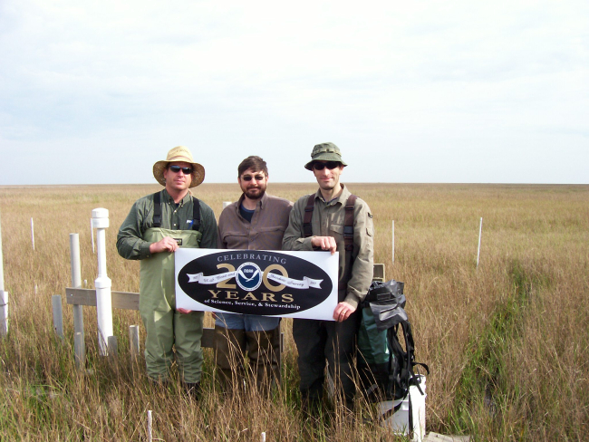 A field crew from NOS National Geodetic Survey conducted a GPS survey ofSurface Elevation Tables throughout Southeastern Louisiana, in cooperation withthe University of New Orleans, the U