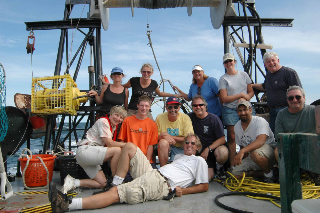 NOAA NMFS Milford Laboratory and partners teamed up to provide a TeacherResearch Experience on board the NOAA R/V Loosanof