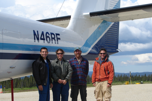 Two National Geodetic Survey field parties combined with crews from the Officeof Marine and Aviation Operations Aircraft Operations Center to perform AirportObstruction Surveys this summer in support of safe navigation at 22 remoteairports in Alaska