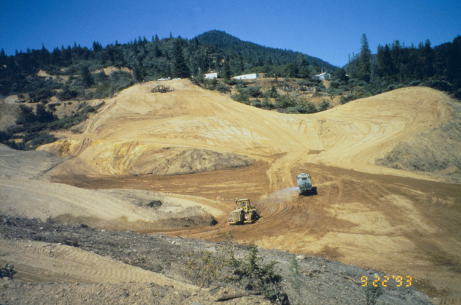 Remedial activity at Iron Mountain Mine