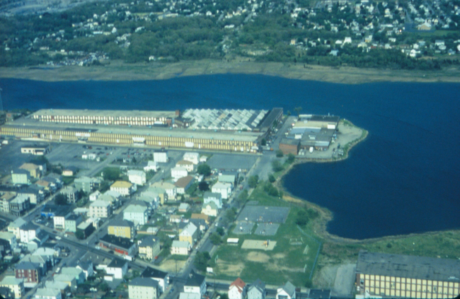 New Bedford Harbor, looking east toward Fairhaven