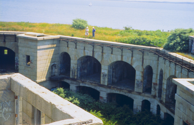 Fort Robbins, the southern end of Clarks Point