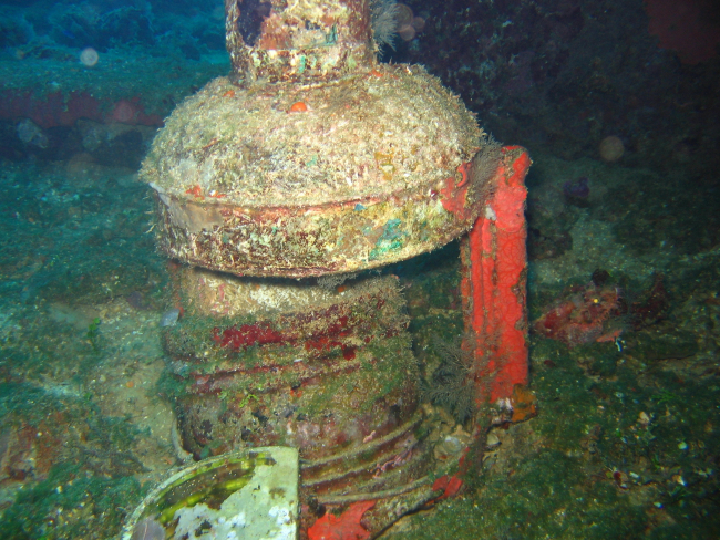 Possibly a running light on the Heian Maru