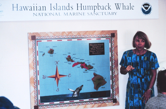 Map of Hawaiian Islands Humpback Whale National Marine Sanctuary
