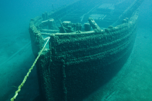 Shipwreck of the schooner E