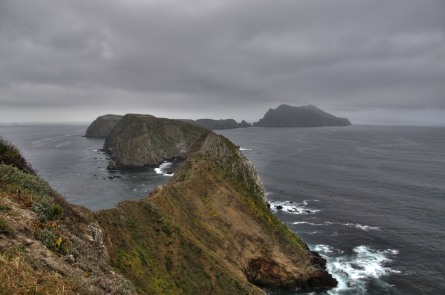 The view from Inspiration Point on Anacapa Island