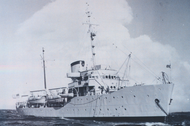 Coast and Geodetic Survey Ship EXPLORER at anchor