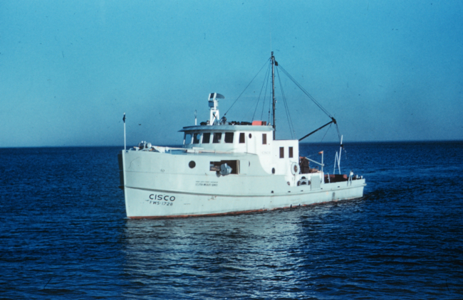 Bureau of Commercial Fisheries Research Vessel CISCO operated on the Great Lakes