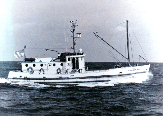 NOAA Auxiliary Research Vessel VIRGINIA KEY ARV80 off Miami