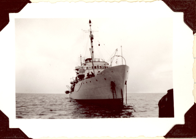 Starboard bow of Coast and Geodetic Survey Ship EXPLORER
