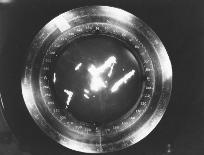Bridge radar display circa 1955