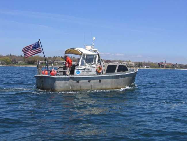 Launch operations in Long Island Sound