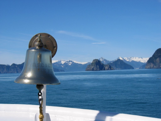 Ship's bell of the NOAA Ship RAINIER