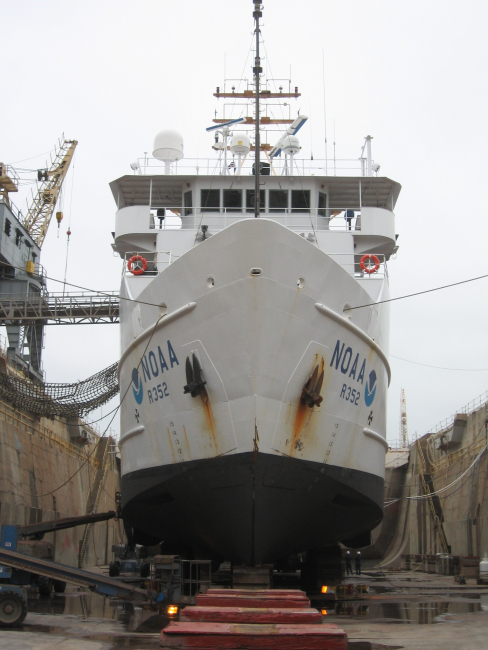 NOAA Ship NANCY FOSTER in dry-dock