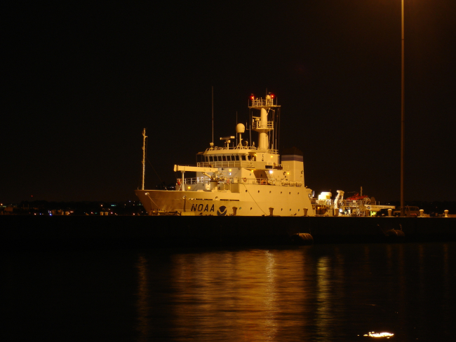 NOAA Ship THOMAS JEFFERSON tied up on Staten Island