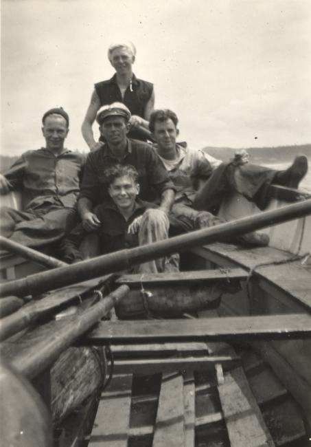 The jolly boatmen of the Coast and Geodetic Survey Ship WESTDAHL