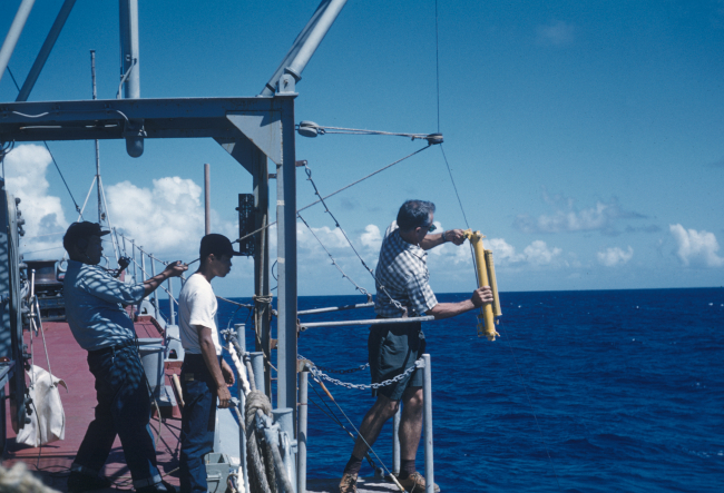 Oceanographic operations on the Coast and Geodetic Survey Ship PIONEER