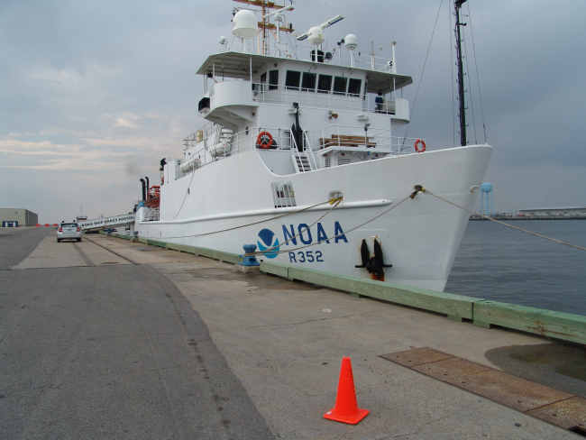 NOAA Ship NANCY FOSTER at pier