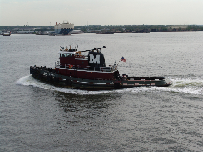 Tugboat CAPE ROMAIN underway in Baltimore Harbor