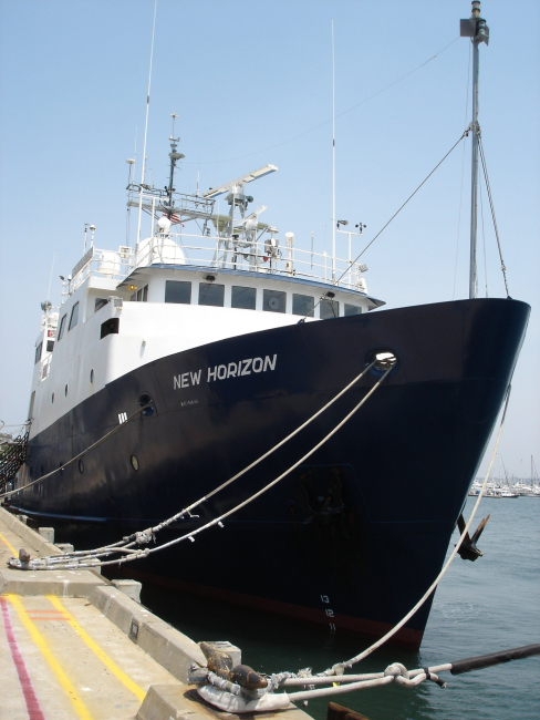 The Scripps Institution of Oceanography research vessel NEW HORIZON