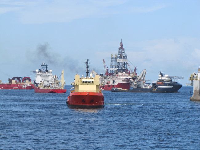 The floating city at the Deepwater Horizon disaster site