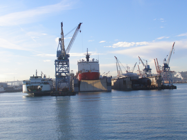 Todd shipyard in Seattle