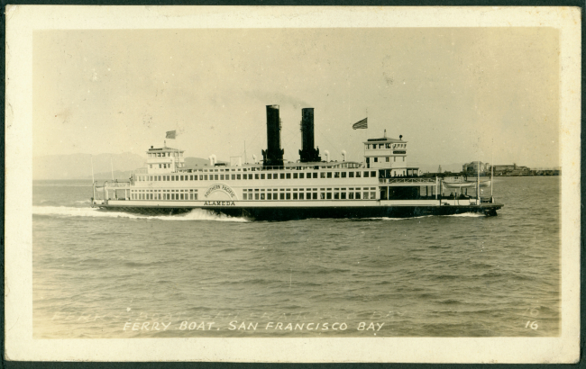 Ferry boat on San Francisco Bay