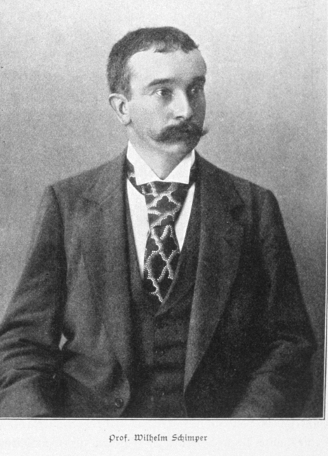 William Schimper, botanist on the VALDIVIA expedition, died on September 9, 1901, after return to Germany