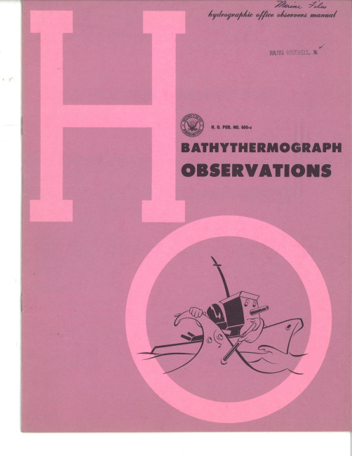 1952 publication on Bathythermograph Observations