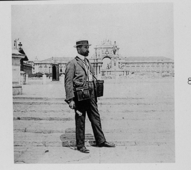 Henry Bouree near the quay at Lisbon