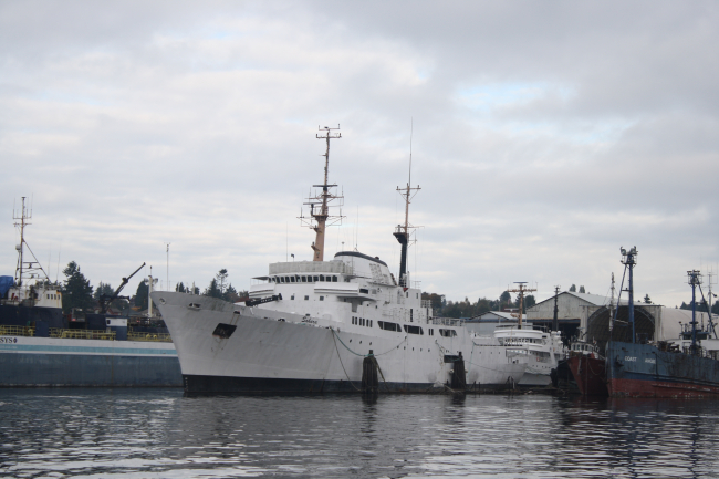 Former NOAA Ship DISCOVERER rechristened the SAHARA