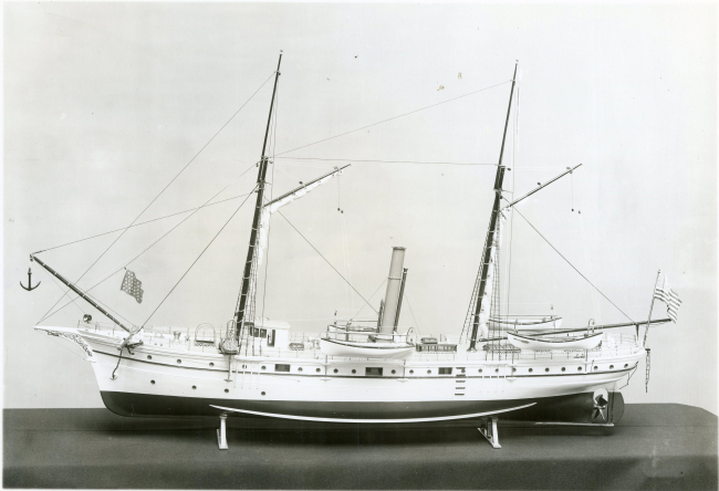 Portside view of model of USC&GS; Ship BLAKE