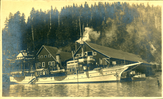 The first Coast and Geodetic Survey Ship EXPLORER in southeastAlaska