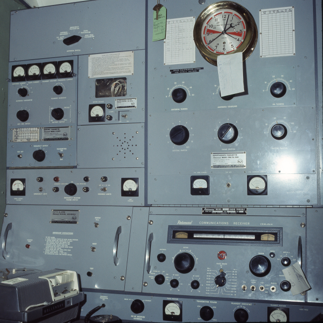 ESSA Ship DAVIDSON's radio room - a function no longer needed
