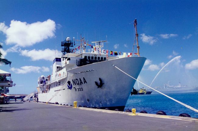 NOAA Ship KA'IMIMOANA at commissioning ceremony